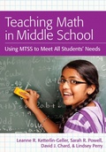 Cover: Teaching Math in Middle School - Brookes Publishing Co