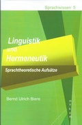 Cover: Linguistik und Hermeneutik - Mykum Verlag