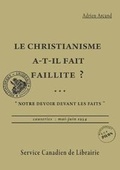 Cover: Le Christianisme A-T-Il Fait Faillite ? - Lulu.com