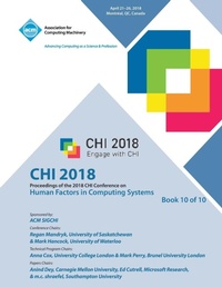 Enlarge image Cover: CHI '18 - ACM