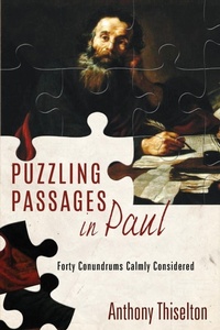 Enlarge image Cover: Puzzling Passages in Paul - Wipf & Stock Publishers