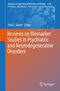 Abbildung von: Reviews on Biomarker Studies in Psychiatric and Neurodegenerative Disorders - Springer