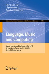 Enlarge image Cover: Language, Music and Computing - Springer