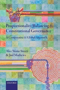 Cover: Proportionality Balancing and Constitutional Governance - Oxford University Press