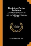 Cover: Classical and Foreign Quotations - Franklin Classics