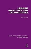 Cover: Leisure Identities and Interactions - Routledge