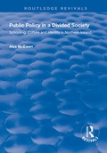 Cover: Public Policy in a Divided Society - Routledge