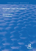 Cover: European Union Law - Routledge