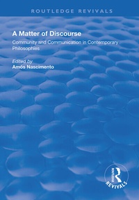 Enlarge image Cover: A Matter of Discourse - Routledge