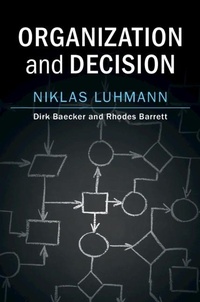 Enlarge image Cover: Organization and Decision - Cambridge University Press