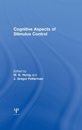 Cover: Cognitive Aspects of Stimulus Control - Psychology Press Ltd