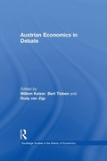 Cover: Austrian Economics in Debate - Routledge