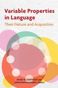 Cover: Variable Properties in Language - Georgetown University Press