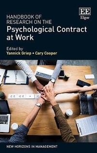 Enlarge image Cover: Handbook of Research on the Psychological Contract at Work - Edward Elgar Publishing