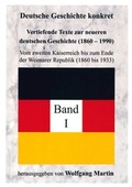 Cover: Deutsche Geschichte konkret - Martin, Wolfgang