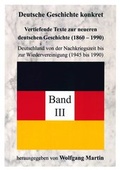 Cover: Deutsche Geschichte konkret - Martin, Wolfgang