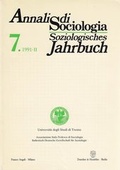Cover: Annali Di Sociologia / Soziologisches Jahrbuch - Duncker & Humblot