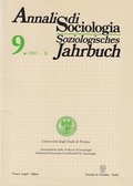 Cover: Annali Di Sociologia / Soziologisches Jahrbuch - Duncker & Humblot