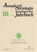 Cover: Annali Di Sociologia / Soziologisches Jahrbuch - Duncker & Humblot