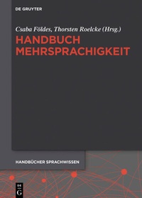 Abbildung von: Handbuch Mehrsprachigkeit - De Gruyter