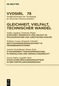 Cover: Gleichheit, Vielfalt, technischer Wandel - De Gruyter