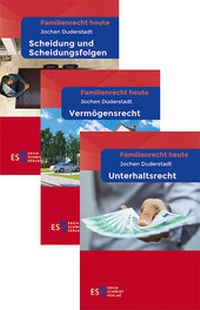 Abbildung von: Familienrecht heute: Scheidungs-, Vermögens- und Unterhaltsrecht im Paket - Erich Schmidt Verlag