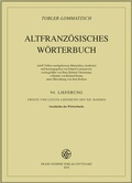 Cover: Altfranz&ouml;sisches W&ouml;rterbuch. Band 12. Lieferung 94 - Franz Steiner Verlag