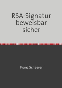 Enlarge image Cover: Krytoanalyse der RSA-Signarur - epubli