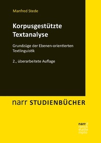 Enlarge image Cover: Korpusgestützte Textanalyse - Narr Francke Attempto Verlag