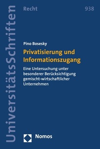 Abbildung von: Privatisierung und Informationszugang - Nomos