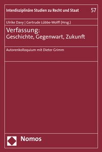 Abbildung von: Verfassung: Geschichte, Gegenwart, Zukunft - Nomos