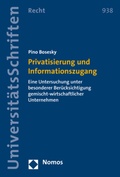 Bild: Privatisierung und Informationszugang - Nomos