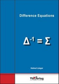 Enlarge image Cover: Difference Equations - TU-MV Media Verlag