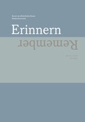 Cover: Erinnern - Verlag f&uuml;r Moderne Kunst