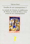 Cover: Estudios de arte contempor&aacute;neo, I - Antonio Machado Libros