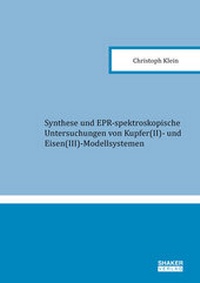 Enlarge image Cover: Synthese und EPR-spektroskopische Untersuchungen von Kupfer(II)- und Eisen(III)-Modellsystemen - Shaker