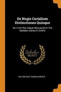 Cover: De Nugis Curialium Distinctiones Quinque - Franklin Classics
