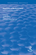 Cover: Elements of the Euro Area - Routledge