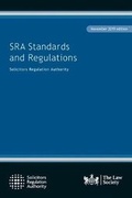Cover: SRA Standards and Regulations 2019 - The Law Society