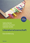 Cover: Literaturwissenschaft - Reclam
