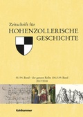 Cover: Zeitschrift f&uuml;r Hohenzollerische Geschichte - Kohlhammer