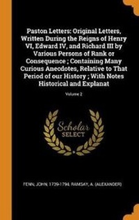 Enlarge image Cover: Paston Letters - Franklin Classics