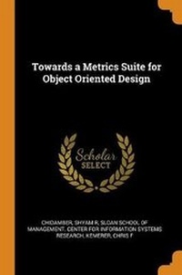 Enlarge image Cover: Towards a Metrics Suite for Object Oriented Design - Franklin Classics