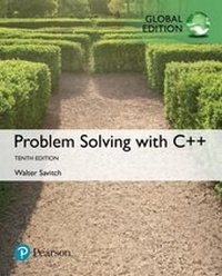 Abbildung von: Problem Solving with C++, Global Edition - Pearson Education Limited