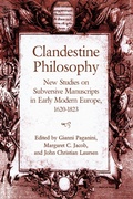 Cover: Clandestine Philosophy - University of Toronto Press