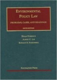 Abbildung von: Environmental Policy Law - CasebookPlus - West Academic Press