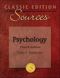 Enlarge image Cover: Classic Edition Sources: Psychology - McGraw Hill Higher Education