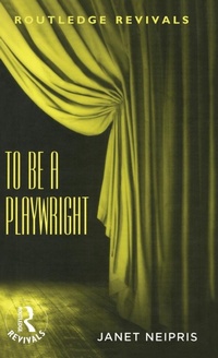 Abbildung von: To Be A Playwright - Routledge