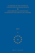 Cover: Yearbook of the European Convention on Human Rights/Annuaire de la convention europeenne des droits de l'homme, Volume 60 (2017) - Martinus Nijhoff