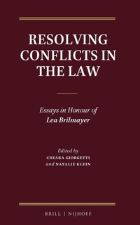 Enlarge image Cover: Resolving Conflicts in the Law - Martinus Nijhoff